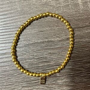 BRAND NEW!!! PURA VIDA gold beaded bracelet